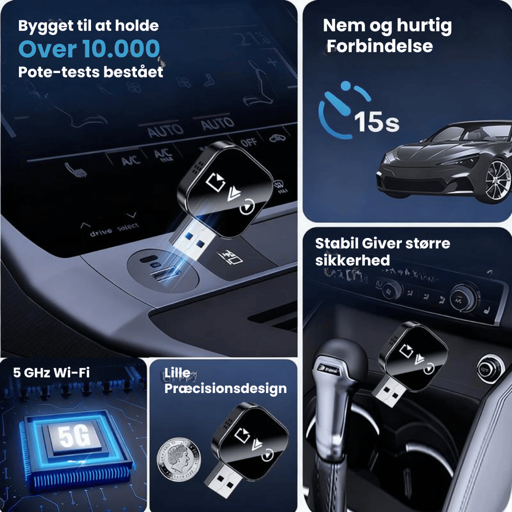 FunkDrive™ 3-i-1 trådløs adapter