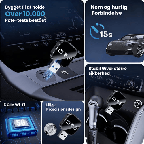 FunkDrive™ 3-i-1 trådløs adapter