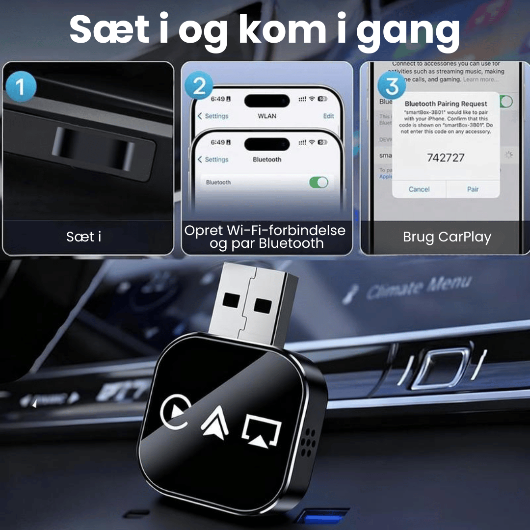FunkDrive™ 3-i-1 trådløs adapter