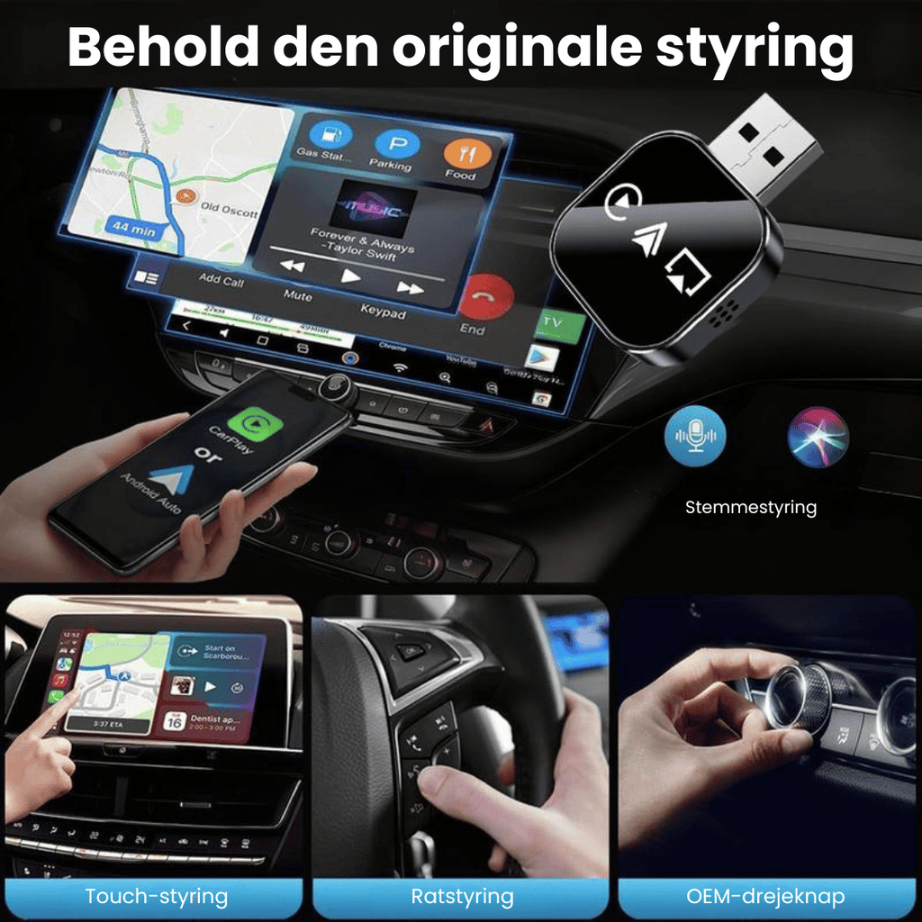 FunkDrive™ 3-i-1 trådløs adapter