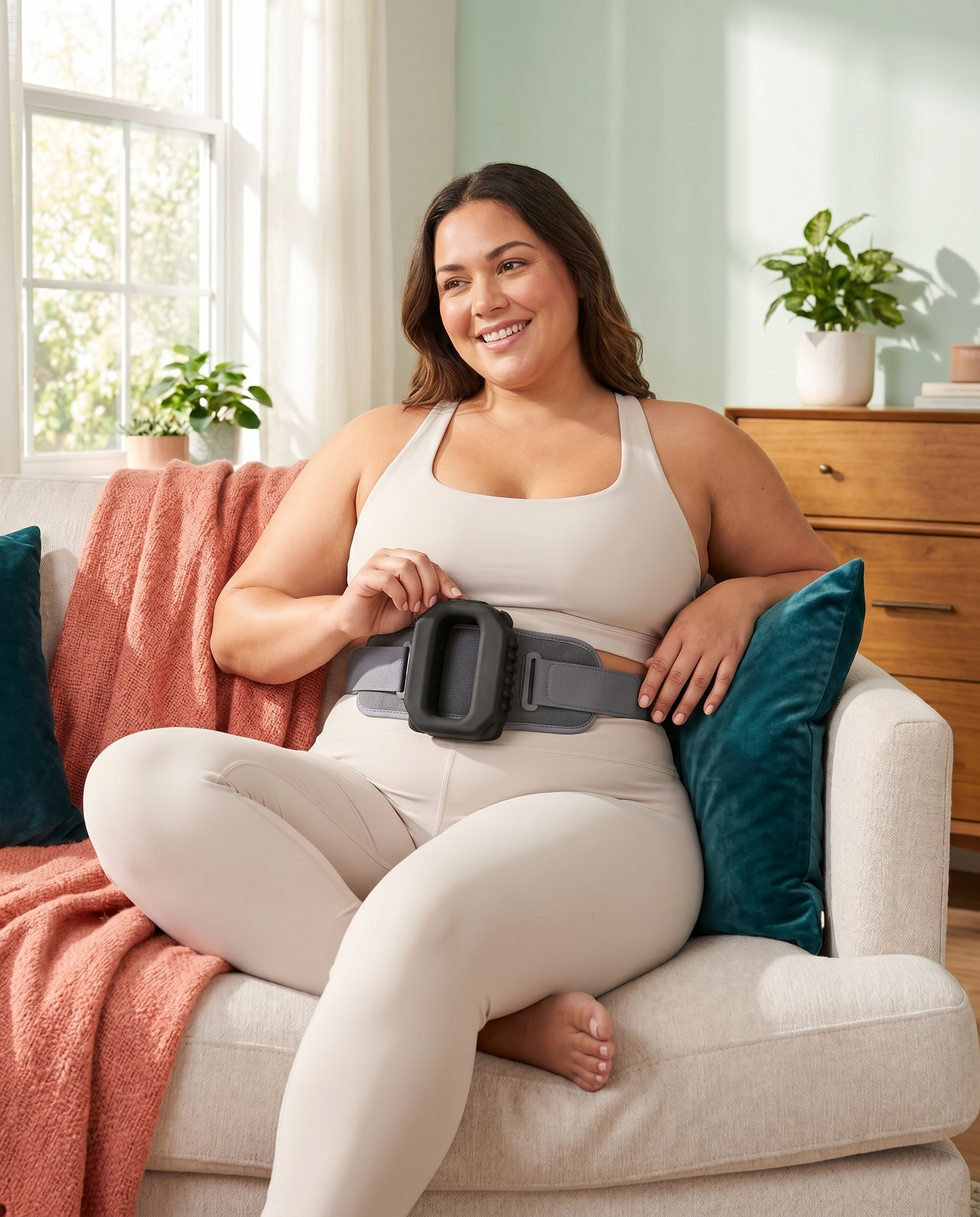 Movara CorePulse Ring adjustable strap on a larger body